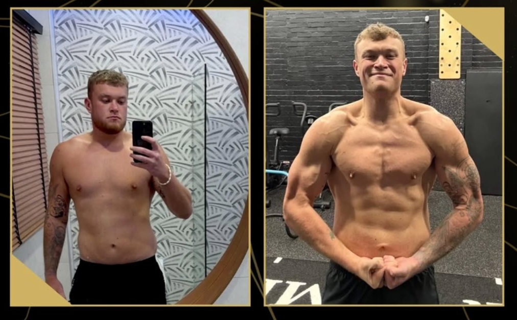 Client 3 before and after transformation